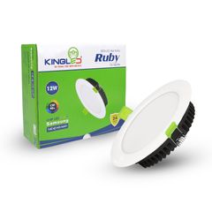 Đèn âm trần tán quang, chất lượng cao, Kingled Ruby 12W