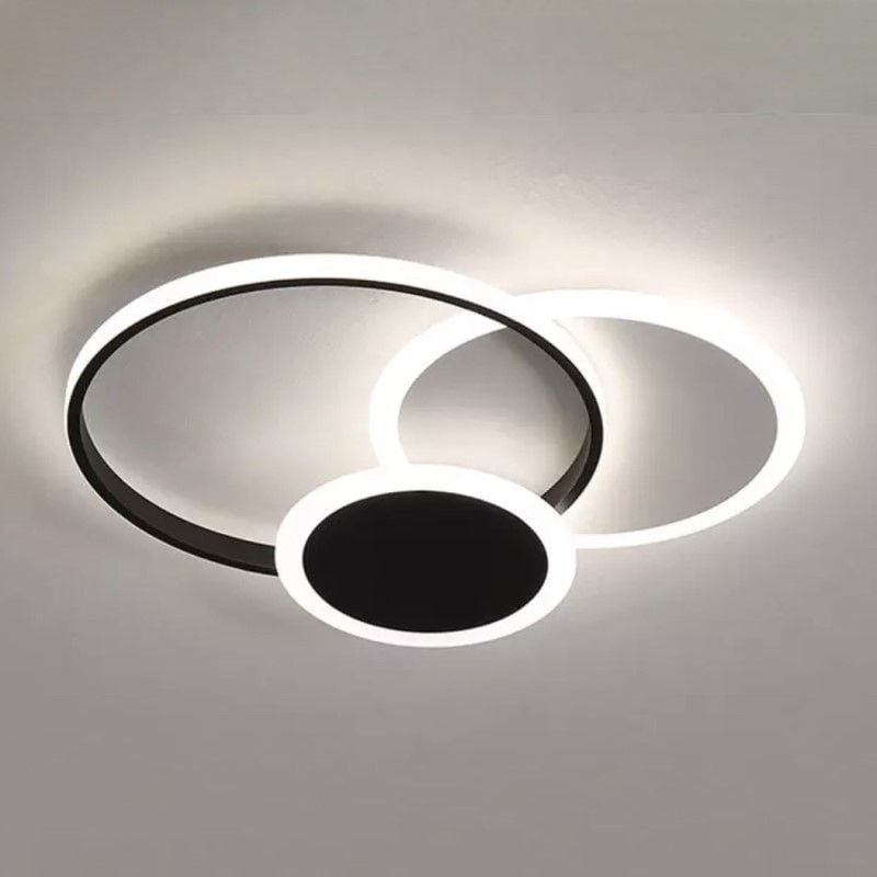 Đèn ốp trần hiện đại, thiết kế vòng tròn đơn giản OT-077