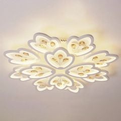 Đèn ốp trần hiện đại, thiết kế hình bông hoa, đính phale nghệ thuật OT-031