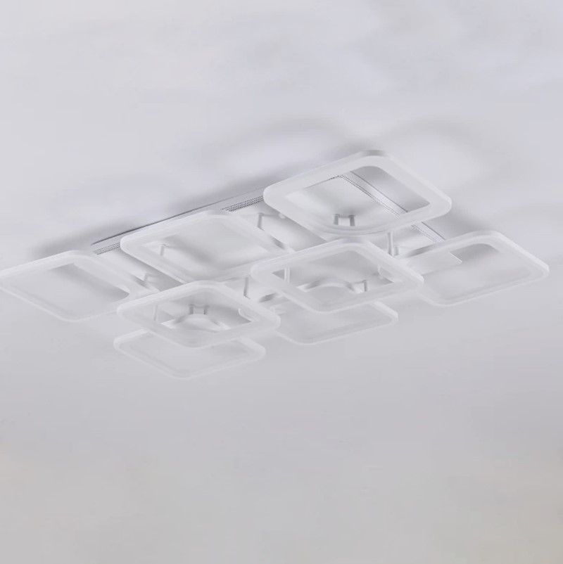 Đèn ốp trần hiện đại, thiết kế ô vuông nghệ thuật OT-049