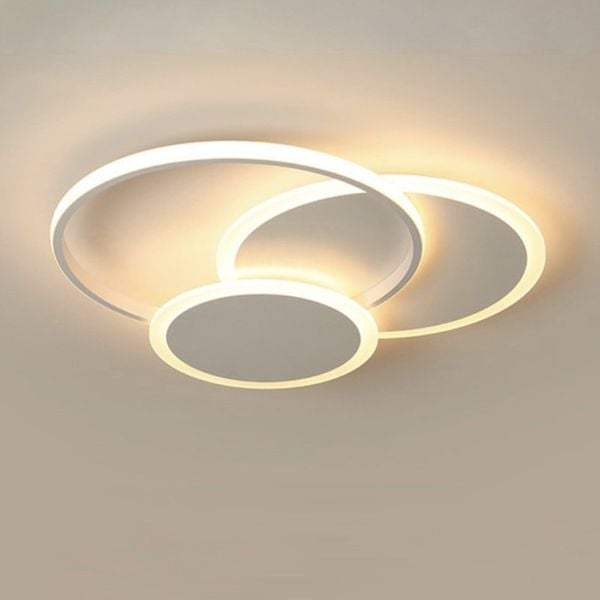 Đèn ốp trần hiện đại, thiết kế vòng tròn đơn giản OT-077