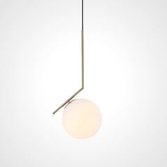 Đèn thả decor - thiết kế moonlight,  khung kim loại si vàng đồng cao cấp TDC-81