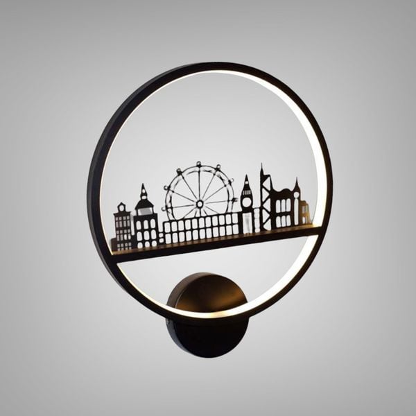 Đèn tường hiện đại trong nhà, vòng tròn led,tạo hình vòng quay GT217