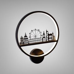 Đèn tường hiện đại trong nhà, vòng tròn led,tạo hình vòng quay GT217