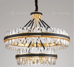 Đèn chùm gắn phòng khách-bàn ăn, Phale K9-thiết kế hai vòng tròn hiện đại DC-1192