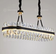 Đèn chùm phale, thiết kế thả ngang, thẻ phale K9 cao cấp DC-1190