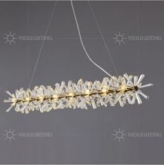 Đèn chùm phale, thiết kế thả ngang, hạt Phale K9 cao cấp DC-1036