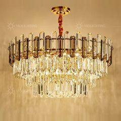 Đèn chùm phale, thiết kế kiểu tròn, thẻ phale K9 cao cấp DC-1055