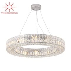 Đèn chùm Phale, thiết kế vòng tròn, thẻ phale trắng cao cấp DC-1063