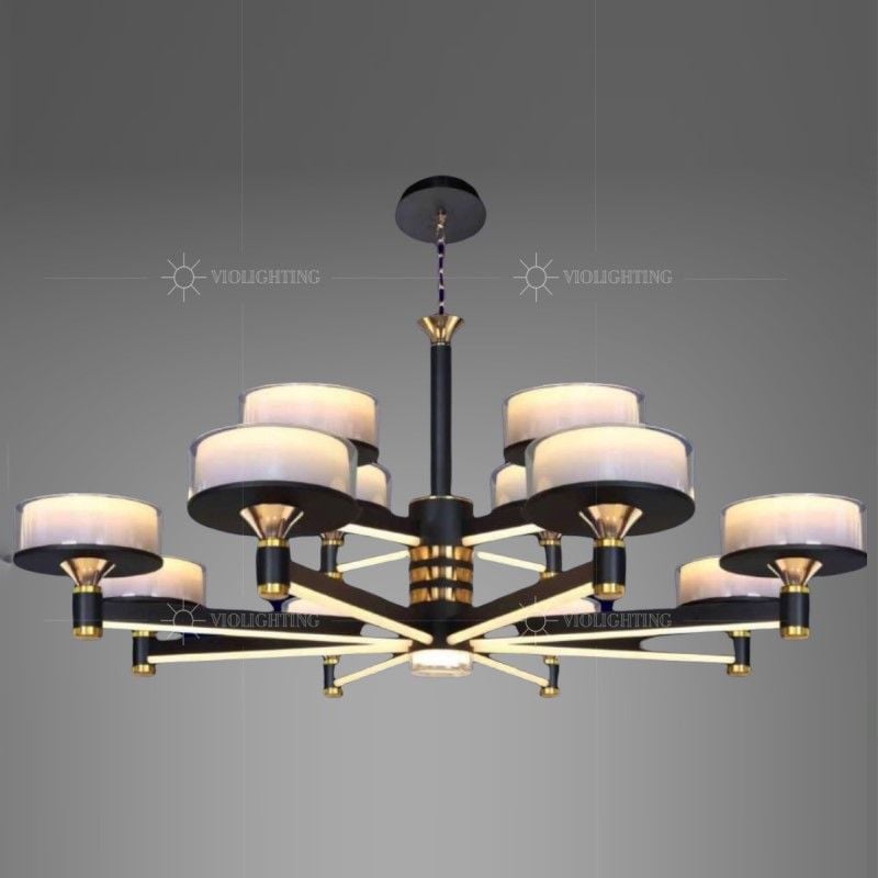 Đèn chùm hiện đại, phong cách Bắc Âu, Led hiện đại DC-2036