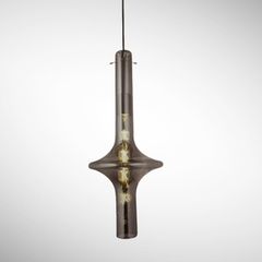 Đèn thả decor - thủy tinh khói, thiết kế dạng ống TDC-706