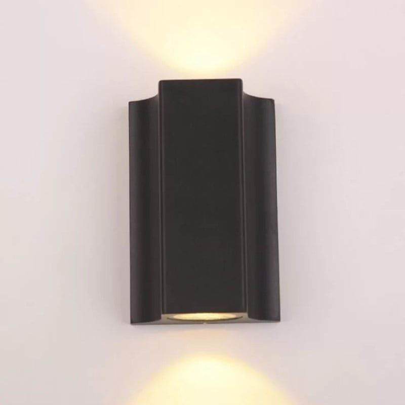 Đèn tường Led hiện đại ngoài trời, hắt 2 đầu, thiết kế ống trụ VNT-353