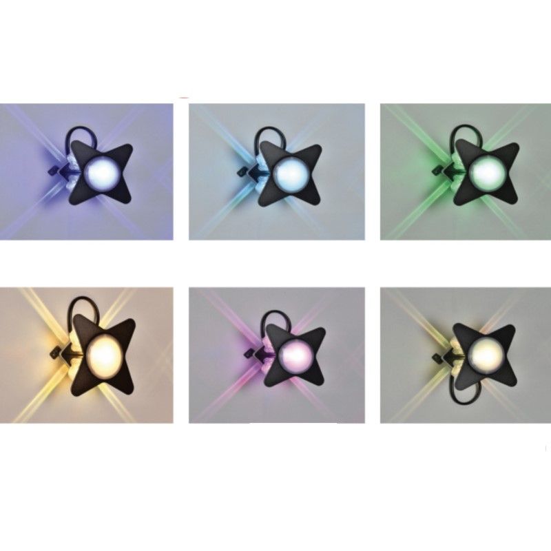 Đèn tường Led hiện đại ngoài trời, hắt 4 hướng VNT-368