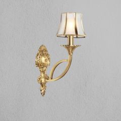 Đèn vách đồng nguyên chất, chao thiết kế VD-231