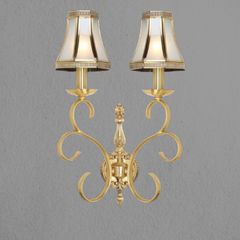 Đèn vách đồng nguyên chất, chao thiết kế VD-233