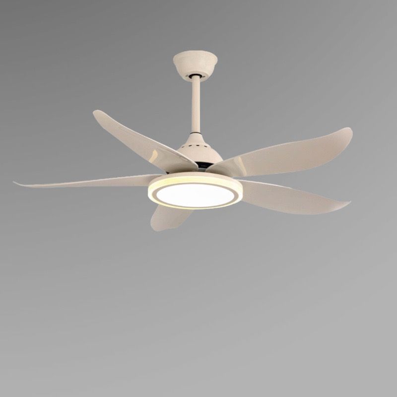 Quạt trần đèn, 5 cánh nhựa, thiết kế hiện đại QT-160