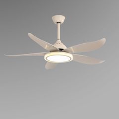 Quạt trần đèn, 5 cánh nhựa, thiết kế hiện đại QT-160