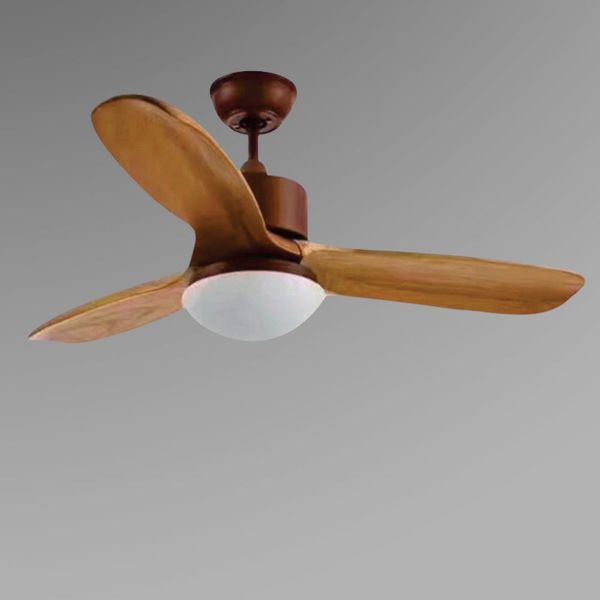 Quạt trần đèn, 3 cánh gỗ, thiết kế hiện đại QT-167