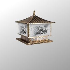 Đèn trụ cổng - hàng rào giá rẻ, thiết kế cổ điển DTC-36