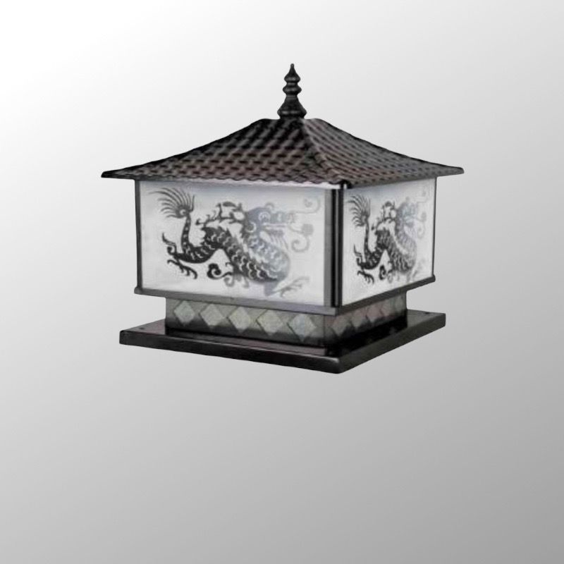 Đèn trụ cổng - hàng rào giá rẻ, thiết kế cổ điển DTC-37