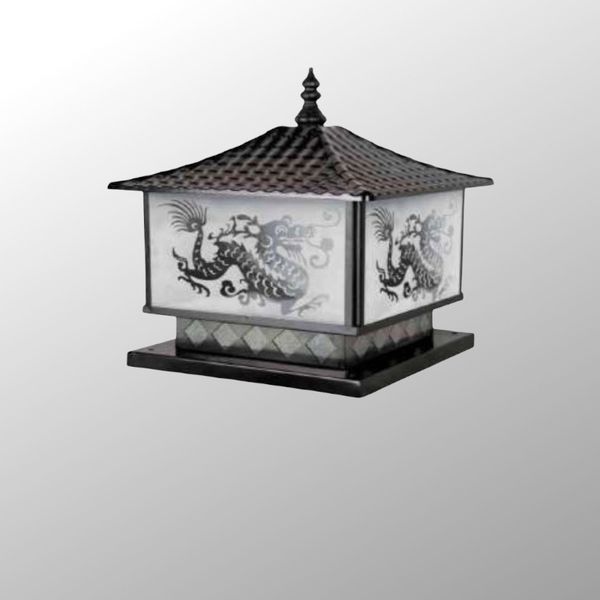 Đèn trụ cổng - hàng rào giá rẻ, thiết kế cổ điển DTC-37
