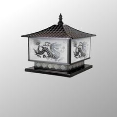 Đèn trụ cổng - hàng rào giá rẻ, thiết kế cổ điển DTC-37