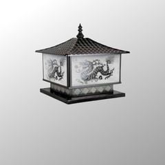 Đèn trụ cổng - hàng rào giá rẻ, thiết kế cổ điển DTC-37