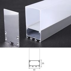 Thanh nhôm định hình, kiểu đèn treo U4070