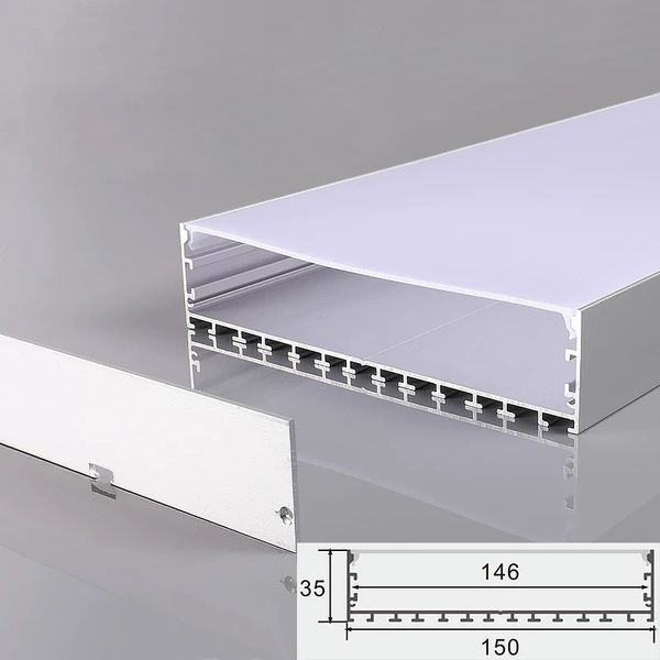 Thanh nhôm định hình,thiết kế đèn treo U15035