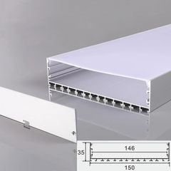 Thanh nhôm định hình,thiết kế đèn treo U15035