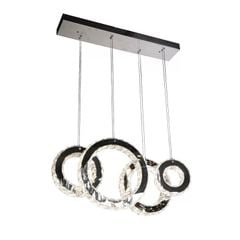 Đèn chùm phale, thiết kế thả ngang, 3 vòng hiện đại DC-402