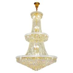 Đèn thả thông tầng-sảnh Phale hạt phối kim loại cao cấp DC-306