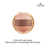 Phấn mắt 3 màu Vacosi Natural Studio Trio Eyeshadow