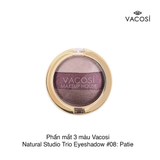 Phấn mắt 3 màu Vacosi Natural Studio Trio Eyeshadow