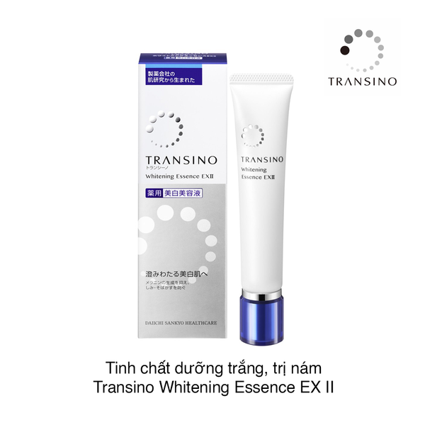 TINH CHẤT DƯỠNG TRẮNG, TRỊ NÁM TRANSINO WHITENING ESSENCE EX II