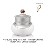 CAO DƯỠNG TRẮNG, ĐẶC TRỊ NÁM THE HISTORY OF WHOO GONGJINHYANG:SEOL RADIANT WHITE ULTIMATE CORRECTOR
