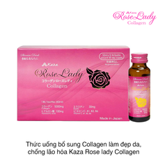 THỨC UỐNG BỔ SUNG COLLAGEN LÀM ĐẸP DA, CHỐNG LÃO HÓA KAZA ROSE LADY COLLAGEN