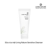 Sữa rửa mặt Living Nature Sensitive Cleanser (dành cho da nhạy cảm/khô/dịu da)
