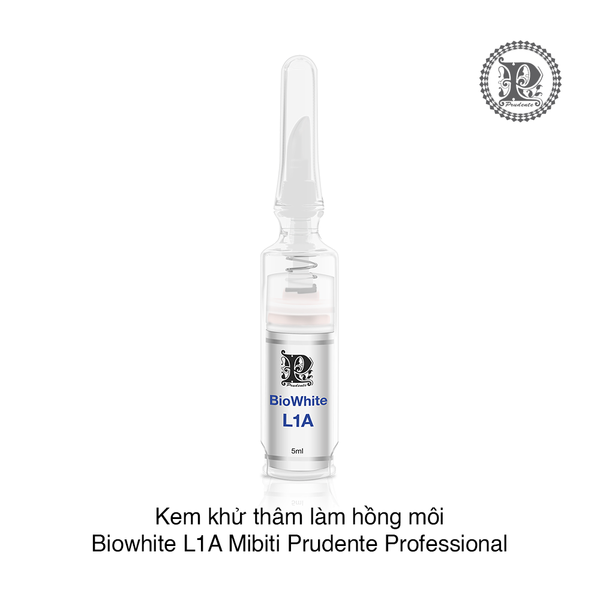 Kem khử thâm làm hồng môi Nuwhite BioWhite L1A Mibiti Prudente Professional