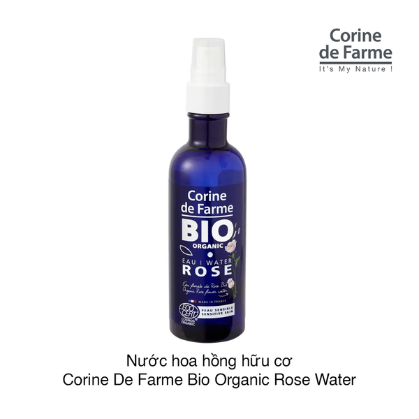 NƯỚC HOA HỒNG HỮU CƠ CORINE DE FARME BIO ORGANIC ROSE WATER