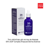 TINH CHẤT TẾ BÀO GỐC TRẺ HÓA DA HISTOLAB 50% EGF COMPLEX AMPOULE DERMA SCIENCE