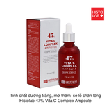 TINH CHẤT DƯỠNG TRẮNG, MỜ THÂM, SE LỖ CHÂN LÔNG HISTOLAB 47% VITA C COMPLEX AMPOULE DERMA SCIENCE