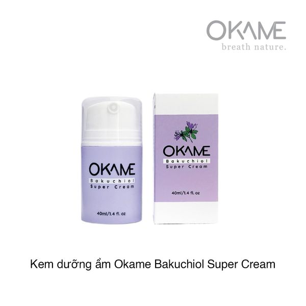 Kem dưỡng chống lão hóa Okame Bakuchiol Super Cream 40ml (Hộp)