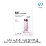 Mặt nạ cấp ẩm, trẻ hóa da Wonjin Effect Edel Rejuvenation Concentrated Essence Mask (10 miếng + tặng SRM 80ml)