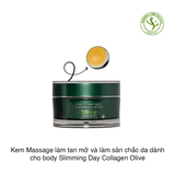 Kem Massage làm tan mỡ và làm săn chắc da dành cho body Slimming Day Collagen Olive