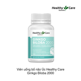 Viên uống bổ não Úc Healthy Care Ginkgo Biloba 2000