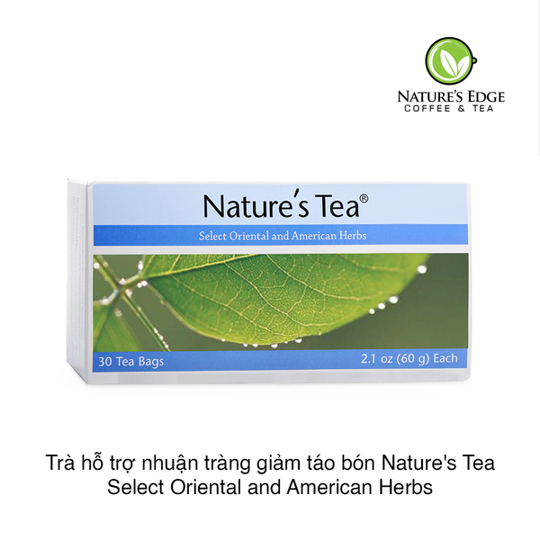 Trà hỗ trợ nhuận tràng giảm táo bón Nature's Tea Select Oriental and American Herbs
