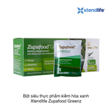 Bột siêu thực phẩm kiềm hóa xanh Xtendlife Zupafood Greenz (8g x 30 gói) (Hộp)