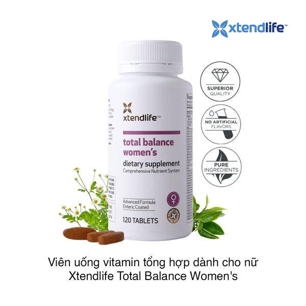 Viên uống vitamin tổng hợp dành cho nữ Xtendlife Total Balance Women's