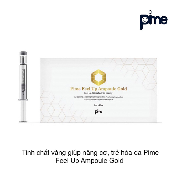 Tinh chất vàng giúp nâng cơ, trẻ hóa da Pime Feel Up Ampoule Gold